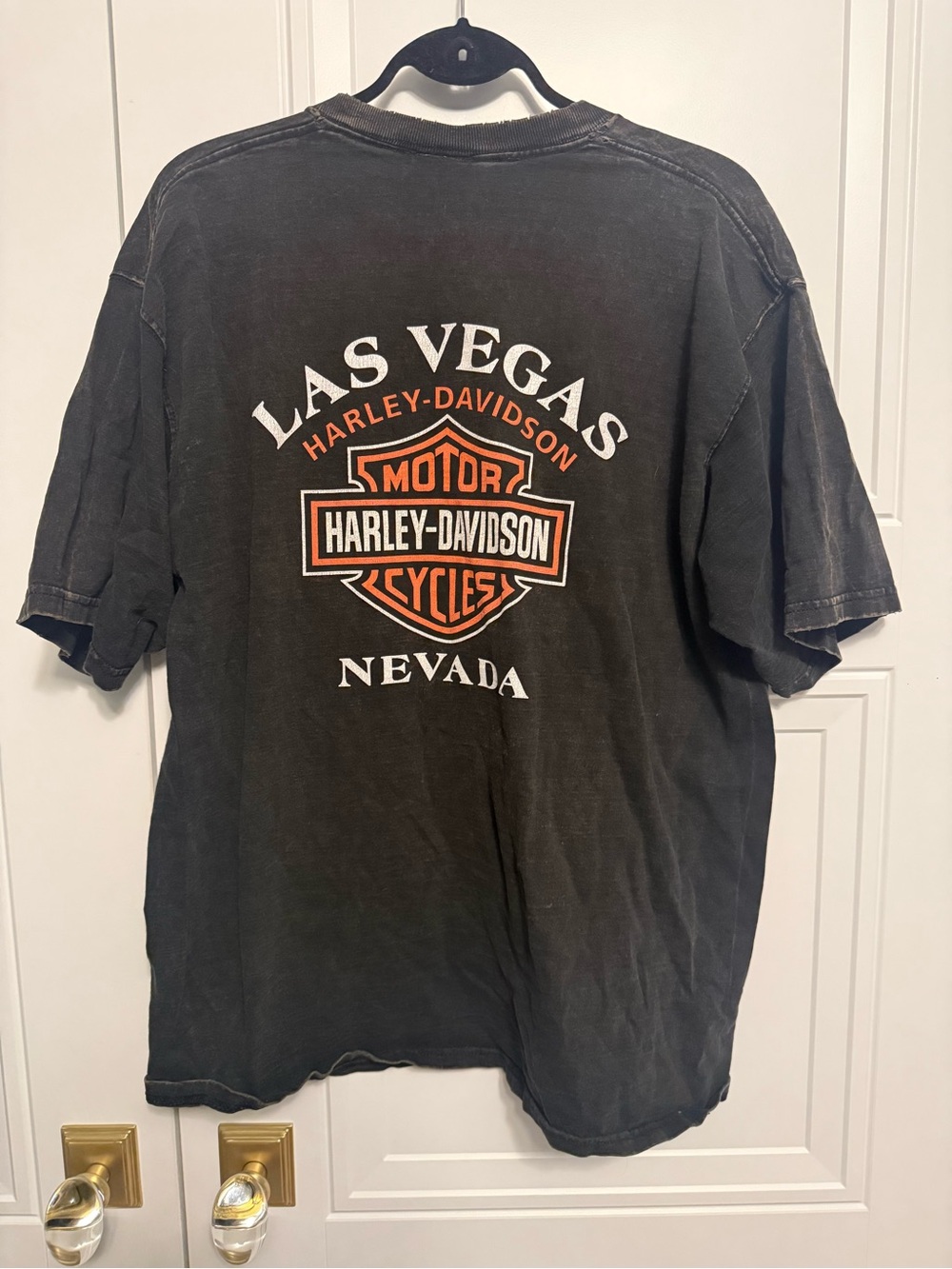 Vintage Harley-Davidson Las Vegas Nevada Black Graphic Tee